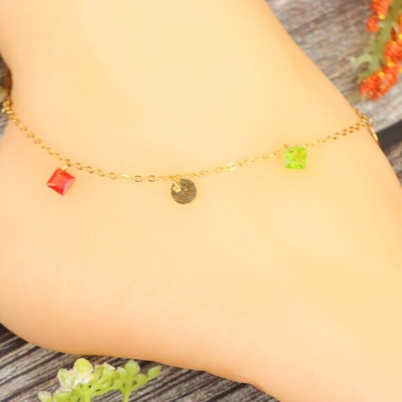 "Elegant Handmade Anklet – Delicate Jewelry for Women, MAR091544 - Picture 8 of 10